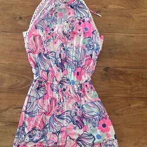Lilly Pulitzer Beautiful Colorful Sleeveless Romper Size XXS